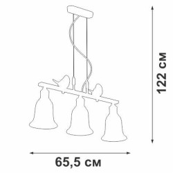 Подвесная люстра Vitaluce V2958-0/3S