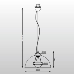 Подвесная люстра Zumaline Antenne TS-071003P-WHSI