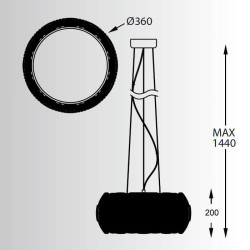 Подвесная люстра Zumaline Sole P0317-03H-S8A1