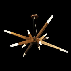 Подвесная светодиодная люстра Loft IT Glowworm 10160 Dark wood