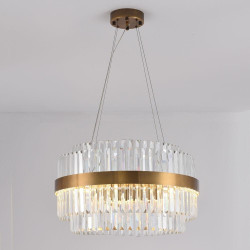 Подвесная светодиодная люстра Lumina Deco Ringletti LDP 8017-600 MD