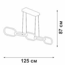 Подвесная светодиодная люстра Vitaluce V4695-0/5S