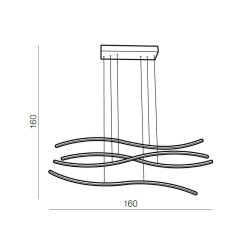 Подвесной светильник Azzardo Waves AZ2913