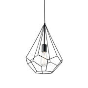 Подвесной светильник Ideal Lux Ampolla-3 SP1 Nero 148175