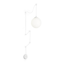 Подвесной светильник Ideal Lux Boa SP1 Bianco 160863