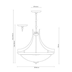 Подвесной светильник Lucia Tucci Pietra Isola 131.5