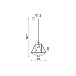 Подвесной светильник Vele Luce Bessie VL4022P01