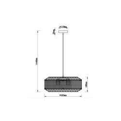 Подвесной светильник Vele Luce Morgan VL4042P03