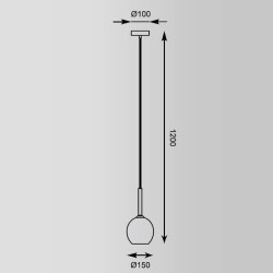 Подвесной светильник Zumaline Monic MD1629-1(copper)