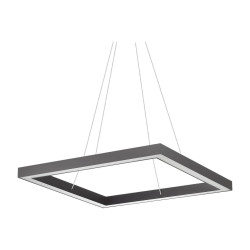 Подвесной светодиодный светильник Ideal Lux Oracle D70 Square Nero 245713