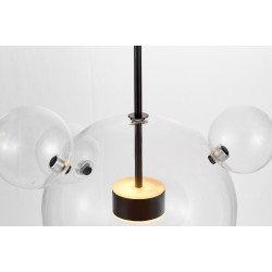 Подвесной светодиодный светильник Lumina Deco Neroni LDP 6016-5+1 BK