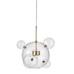 Подвесной светодиодный светильник Lumina Deco Neroni LDP 6016-5+1 GD
