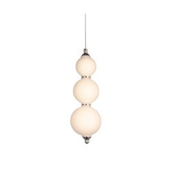 Подвесной светодиодный светильник Lumina Deco Snowman LDP 6834-1 WT+CHR