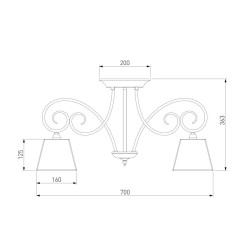 Подвесная люстра Bogates 303/6