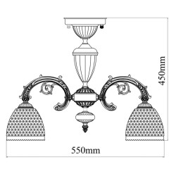 Подвесная люстра MW-Light Фелиция 114010405