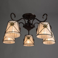 Потолочная люстра Arte Lamp 72 A5495PL-5BR