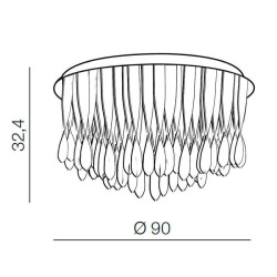 Потолочная люстра Azzardo Jewel 90 AZ1661