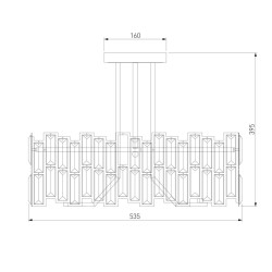 Потолочная люстра Bogates Zolletta 339/5 Strotskis Smart