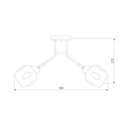 Потолочная люстра Eurosvet Marci 30164/5 золото