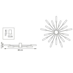 Потолочная люстра Lightstar Ragno 732183