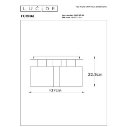 Потолочная люстра Lucide Fudral 74115/03/30