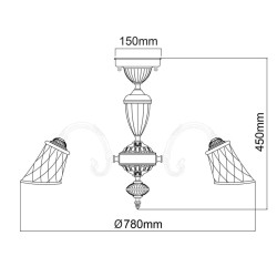 Потолочная люстра MW-Light Ариадна 450019208