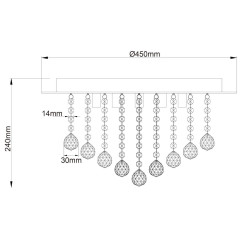 Потолочная люстра MW-Light Венеция 276014605