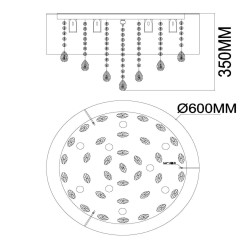 Потолочная люстра MW-Light Жаклин 465015709