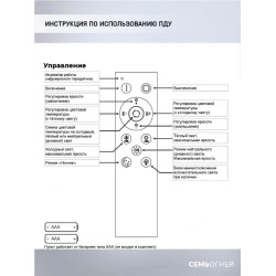 Потолочная люстра Seven Fires Betni SF7100/8C-CR