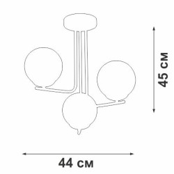 Потолочная люстра Vitaluce V4369-1/3PL