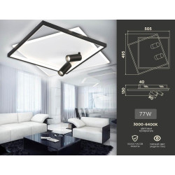 Потолочная светодиодная люстра Ambrella light Comfort Line FL5138