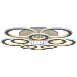 Потолочная светодиодная люстра Reluce 08881-0.3-5+5LED WH (BL+YL)