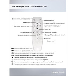 Потолочная светодиодная люстра Seven Fires Loren WD7509/5C-CR