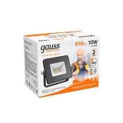 Прожектор светодиодный Gauss Elementary 10W 3000К 613527110