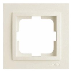 Рамка 1-постовая Mono Electric Despina слоновая кость 102-010000-160