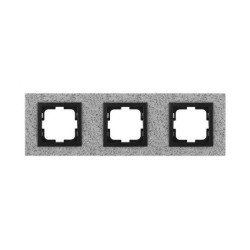 Рамка 3-постовая Mono Electric Style Granit белый гранит 107-600000-162