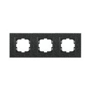 Рамка 3-постовая Mono Electric Style Granit чёрный гранит 107-610000-162