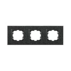 Рамка 3-постовая Mono Electric Style Granit чёрный гранит 107-610000-162