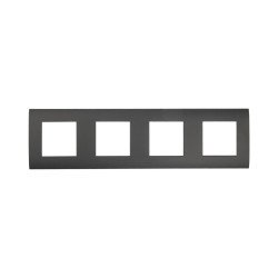Рамка LK Studio 4-постовая (черный бархат) LK45 854408-1