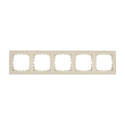 Рамка LK Studio 5-постовая (бежевый) LK60 864501-1