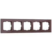 Рамка Werkel Favorit на 5 постов мокко WL01-Frame-05 4690389063787