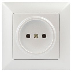 Розетка ЭРА Intro Solo 2P 16A 250V перламутровый 4-201-06 Б0053646