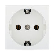Розетка LK Studio с з/к, без шторок (белый) LK45 851304