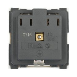 Розетка LK Studio с з/к, со шторками глянцевая поверхность (белый) LK45 851104-1