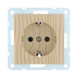 Розетка LK Studio с з/к, со шторками (сосна) LK60 863225-1