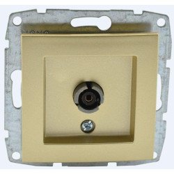 Розетка TV проходная Mono Electric Despina/ Larissa универсальная экран титан 500-002205-137