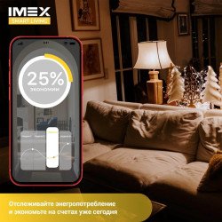 Розетка Wi-Fi 2К+З IMEX 16A белая SML-211 WH