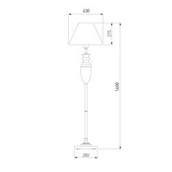 Торшер Eurosvet 009/1T MRD
