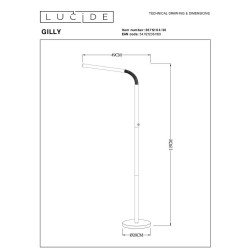 Торшер Lucide Gilly 36712/04/30