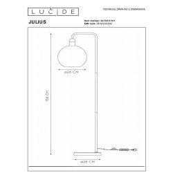 Торшер Lucide Julius 34738/01/61